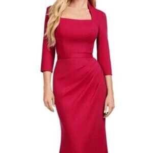 Elegant Red Women's Dress